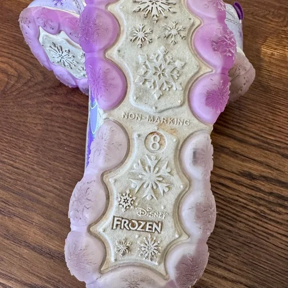 Harper Canyon Frozen Kids' Purple Light Up Sneakers - Picture 5 of 6